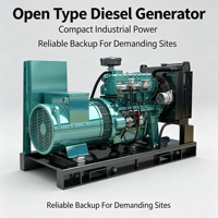 Générateur diesel de qualité supérieure avec remorque, compteur horaire et contrôle numérique