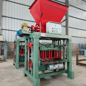 High-efficiency Motor-driven Domestic Cement Hollow Brick <strong>Machine</strong> with Hopper and Conveyor System for Production - Product Image 1