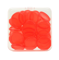 Anneaux en plastique multicolores, 4 pièces, 18mm 24mm 28mm 32mm 38mm