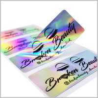 Etiquetas Adhesivas Personalizadas con Logotipo Holográfico para Paquetes de Miel, Hojas de Alta Adhesión, Etiquetas de Embalaje con Forma Personalizada y Logotipo Personalizado