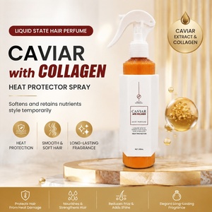 <span class=keywords><strong>Spray</strong></span> protecteur thermique au caviar et au collagène 200 ml, protecteur thermique nourrissant à la kératine pour le séchage à la bougie et le lissage au <span class=keywords><strong>fer</strong></span> à lisser - Product Image 4