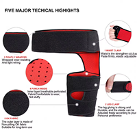 Sport cuisse Compression manchon taille soutien hanche orthèse aine Wrap sciatique nerf orthèse pour hanche fléchisseur arthrite tiré Muscles
