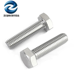 1/4 - 20 X Bulloni, dadi, Lavatrici e Lavatrici di <span class=keywords><strong>bloccaggio</strong></span> esagonali da 1-1/2 pollici, in materiale 304 in acciaio inossidabile - Product Image 3