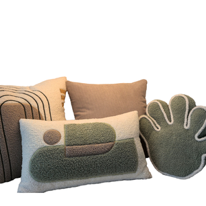 Mới đến hiện đại vuông đệm bao gồm mà<span class=keywords><strong>u</strong></span> be mô hình hình học dính vải thê<span class=keywords><strong>u</strong></span> gối trường hợp - Product Image 4