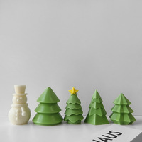 Mattis Weihnachts-LED-Kerze Unterschied liche Form Größe PILLAR Hand Making Silikon Kerzen formen
