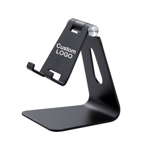 XX314 Custom Aluminum Phone <b>Stand</b> With Logo Wholesale Adjustable Folding Desktop <b>Tablet</b> Base - Product Image 1