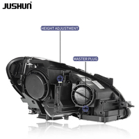 JUSHUN Phare Led pour Mercedes benz Classe C W204 2011-2014 Phare Voiture Partie Plug and Play