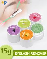 Veilige, zachte, niet-irriterende, snelwerkende crème voor het verwijderen van wimperverlenginglijm met plantenextracten en fruitgeur.