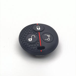 Porte-clés de voiture en silicone pour Mercedes Benz <span class=keywords><strong>SMART</strong></span> <span class=keywords><strong>Fortwo</strong></span> 450 Forfour Roadster City Body Cover Protection - Product Image 2