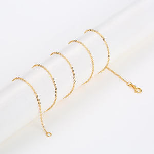 14K 18K מוצק זהב תכשיטים סיטונאי שרשרת קישור שרשרת - Product Image 4