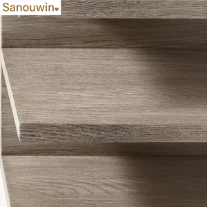 <span class=keywords><strong>Console</strong></span> modulaire large avec étagères de rangement ouvertes, <span class=keywords><strong>console</strong></span> multimédia en bois à 2 niveaux - Product Image 4