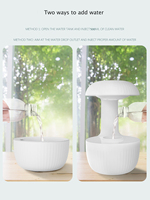 Portable Usb Air Anti Gravité Goutte D'eau Humidificateur 500ml H2o Antigravité Humidificateur Aroma Huile Essentielle Anti-gravité Diffuseur