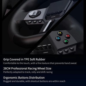 Factory Custom PC Computor Wired 900 Degree Gaming Racing Pedal and <strong>Steering</strong> <strong>Wheel</strong> <strong>Set</strong> for Games - Product Image 3