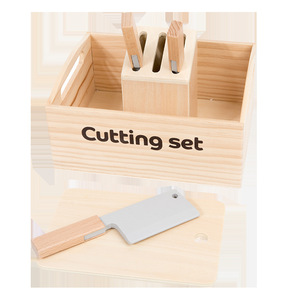 Juguete de madera magnético para cortar frutas y verduras para niños, juguete educativo de simulación de utensilios de cocina - Product Image 5