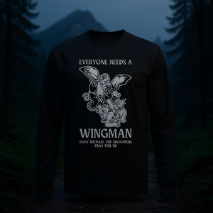 Todos necesitan un camarada, camiseta de manga larga de San Miguel Arcángel - Product Image 3