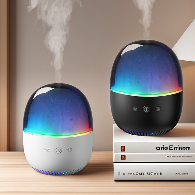 Small Aroma Diffuser for Essential Oils Scent Mist Portable Usb Aromatherapy Diffuser with Ambient Light for Room Office Hotel