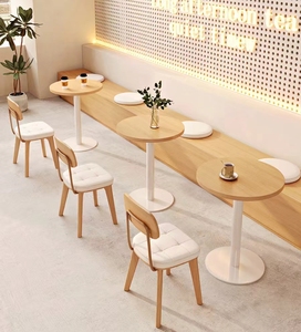 เฟอร์นิเจอร์ร้านอาหารเชิงพาณิชย์ โซฟาบูธ ร้านกาแฟ <span class=keywords><strong>โต๊ะ</strong></span>และเก้าอี้<span class=keywords><strong>ไม้</strong></span> สำหรับใช้ในโรงแรม ร้านเบเกอรี่ ร้านเบอร์เกอร์ - Product Image 2