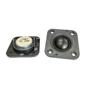Fuet 48*48mm <span class=keywords><strong>tweeter</strong></span> 4 ohm 25 Watt sốt Hifi neodymium từ màng lụa loa âm thanh tự làm - Product Image 4