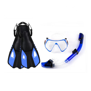 Ensemble de plongée portable en gros avec palmes, masque et tuba pour sports nautiques - Product Image 6