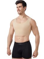 Soutien-gorge gainant sans couture et respirant pour hommes, idéal pour les personnes transgenres FTM à forte poitrine et pour dissimuler les seins.