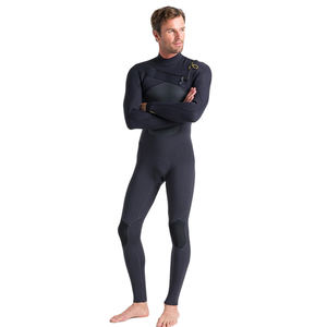 Muta di Yulex da uomo nera con Zip sul petto manica lunga completo in Neoprene muta <span class=keywords><strong>Sub</strong></span> 5 mm Custom-logo-mute - Product Image 2