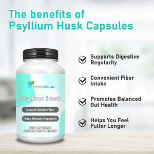Cápsulas de Cáscara de Psyllium de Marca Privada OEM con Carbohidratos, Promueven la Salud Intestinal Equilibrada, Salud Digestiva, Suplemento Dietético - Product Image 2