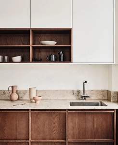 Ensemble d'armoires de cuisine, étagère ouverte, îlot de rangement, four encastré, idéal <span class=keywords><strong>pour</strong></span> les petites ou modernes maisons - Product Image 2