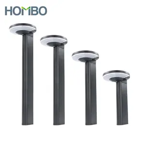 HOMBO IP65 Waterproof Park Yard Bollard Lighting Outdoor Solar Power Garden Lawn Lamp