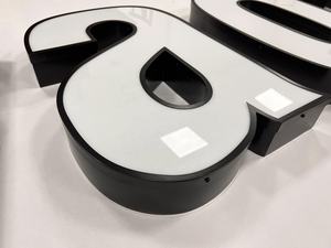 定制户外建筑标志墙3D标志标牌，带发光二极管照明铭牌，适用于公司和医院 - Product Image 4