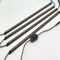 4er-Pack 12V LED Camping Lichtleisten-Set IP65 Zweifarbig Weiß & Bernstein Starre Streifenleuchten mit 5 Jahren Garantie für 4x4 Offroad RV
