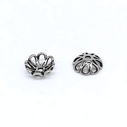 yunnique Stainless Steel Lotus Flower <b>Spacer</b> Beads 2.0mm For Bracelet Making Jewelry Findings - Product Image 1