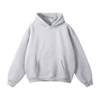 Vente en gros de sweats à capuche unisexes surdimensionnés de haute qualité, en tissu 100% coton biologique, 460 grammes, avec logo personnalisé