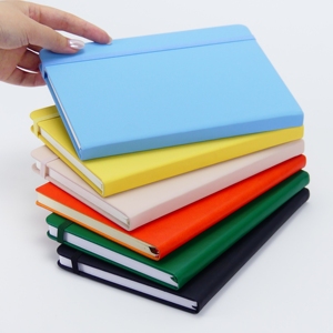 Student Essentiële A5 Campus Stijl <span class=keywords><strong>7</strong></span> Levendige Kleuren Duurzaam Pu Lederen Band <span class=keywords><strong>Notebook</strong></span> 80 Verdikte Pagina 'S Voor Klasnotities - Product Image 2