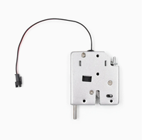 Serrure Électronique Intelligente pour Armoire DC 5V 12V 24V, Verrou Électromagnétique en Acier avec Déverrouillage Manuel d'Urgence et Retour de Signal