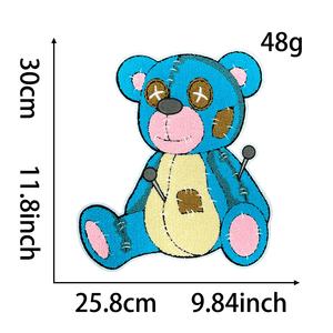Patches de Bordado de Fábrica, Chenille, Tecido, com Logotipo Personalizado, Novo <span class=keywords><strong>2026</strong></span>, Termocolante, <span class=keywords><strong>Patch</strong></span> de Urso para Roupas Personalizadas - Product Image 3