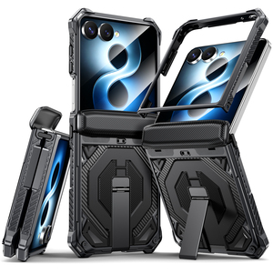 Nueva Funda Magnética Resistente con Protección Total y Soporte Metálico Oculto para <span class=keywords><strong>Samsung</strong></span> <span class=keywords><strong>Z</strong></span> <span class=keywords><strong>Flip</strong></span> 8 7, Funda para Teléfono Plegable - Product Image 1
