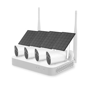 SUnivision Wifi Tuya 4 CH 4 Kênh Kit 4CH Pin NVR Kit Hệ Thống Kit Không Dây Năng Lượng Mặt Trời Bảng Điều Khiển Bán Buôn Hệ Thống Máy Ảnh An Ninh - Product Image 1
