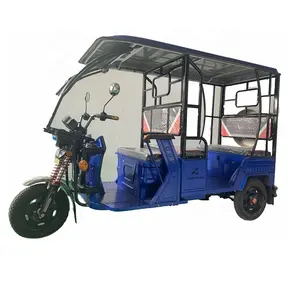Tuk-Rickshaw eléctrico para Taxi, de tres ruedas Rickshaw, proveedor de fábrica China