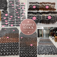 Extensions de cheveux humains brésiliens 100 % naturels en gros, cheveux afro crépus torsadés pour tresses, mèches en vrac noir naturel pour dreadlocks