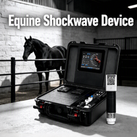 Appareil de thérapie par ondes de choc pour chevaux, équipement vétérinaire équin, soulagement de la douleur des tendons, ondes acoustiques radiales, certifié CE, vente en gros