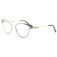 Lunettes légères en métal et diamant, verres personnalisables, à la mode,