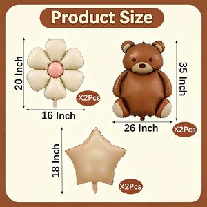 In the Trend Head Foil <b>Balloons</b> Monkey Lion Zebra Pig Cow Kangaroo Mix Color for Birthday Party <b>Decorations</b> - Product Image 2