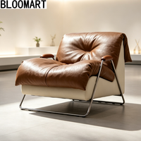 Fauteuil de loisirs de luxe au style populaire, confortable et moelleux, pour salon, bureau et balcon, idéal pour la maison