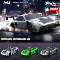 HB TOYS RP4301 RP4312 Voiture RC de drift 4x4 1/43 RTR avec gyroscope ESP, 20 km/h, télécommande proportionnelle 2,4 GHz, roues de drift remplaçables