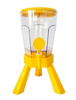 Distributeur de boissons portable 3L à énergie solaire, type colonne, refroidi par glace, écologique, haut de gamme, pour bière pression, facile à nettoyer, qualité alimentaire