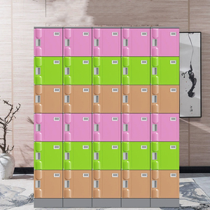 2025 New Arrival nhựa <span class=keywords><strong>Locker</strong></span> cho công viên nước ABS <span class=keywords><strong>colourful</strong></span> nhân viên tủ không thấm nước tủ khóa cho phòng tập thể dục và hồ bơi - Product Image 3