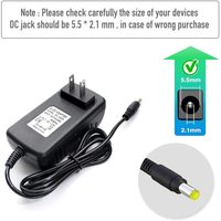 Adaptateur secteur ESann 12V 1A 12W 2.1mm X5.5mm pour caméra CCTV, bande LED, produits électroniques
