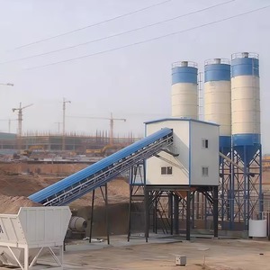 Planta Mezcladora de Concreto HZS60 con Cinta Transportadora y Silos de Cemento para Uso en Obras de Construcción - Product Image 5