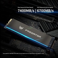 Ordinateur portable Acer Predator GM77000, SSD M2 NVMe compatible pour jeux sur ordinateur de bureau