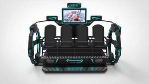 Simulateur de réalité virtuelle 9D de haute qualité pour parc d'attractions, cinéma à mouvement 4 places, jeu de réalité virtuelle - Product Image 2